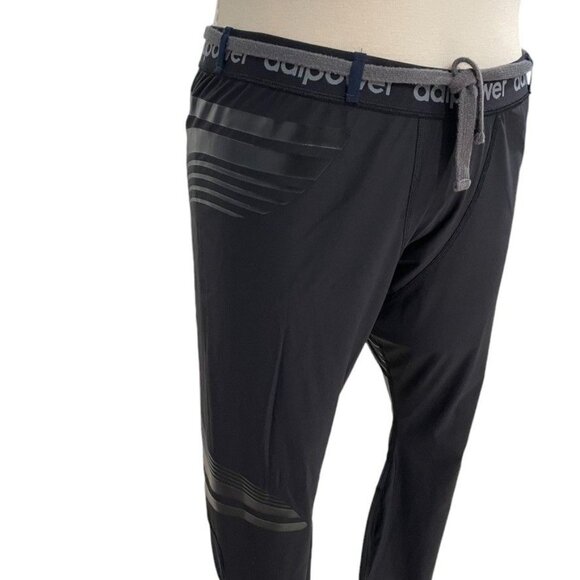 Adidas Adipower Compression Pants Athletic Running Gym Fitness Exercise Workout - Picture 3 of 11